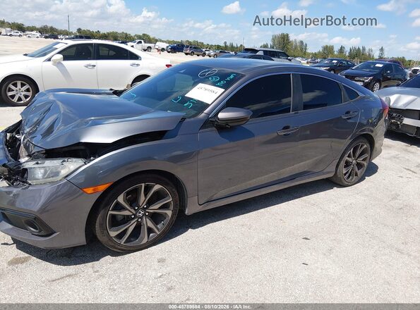 2HGFC2F85LH514180 2020 HONDA CIVIC Gray 