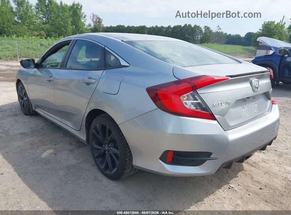 2HGFC2F85LH565260 2020 HONDA CIVIC Silver Rear left