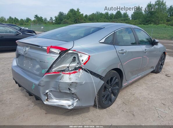 2HGFC2F85LH565260 2020 HONDA CIVIC Silver Rear right