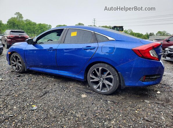 2HGFC2F85LH594984 2020 HONDA CIVIC Blue Задня ліва чверть