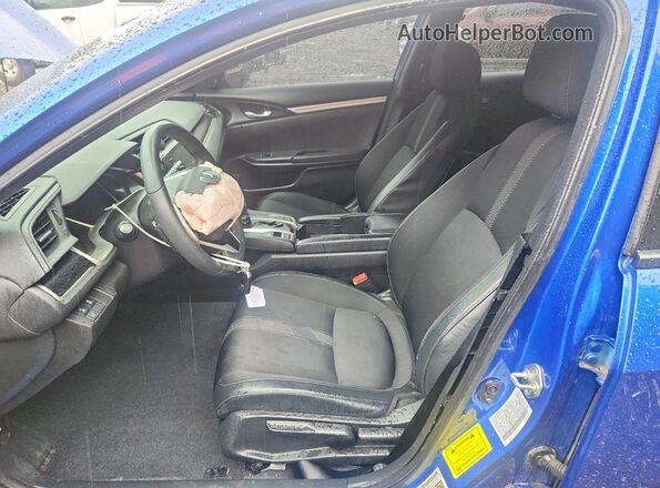 2HGFC2F85LH594984 2020 HONDA CIVIC Blue Вид салону спереду