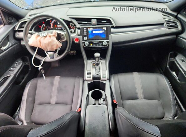 2HGFC2F85LH594984 2020 HONDA CIVIC Blue Вид панелі приладів