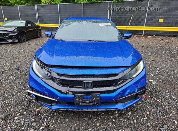 2HGFC2F85LH594984 2020 HONDA CIVIC Blue Вид спереду