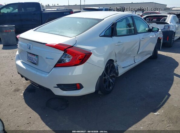 2HGFC2F85LH597321 2020 HONDA CIVIC White Rear right