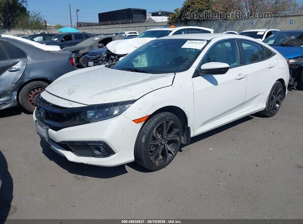 2HGFC2F85LH597321 2020 HONDA CIVIC White Front left