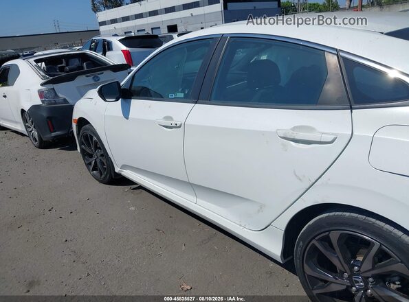 2HGFC2F85LH597321 2020 HONDA CIVIC White Rear interior view