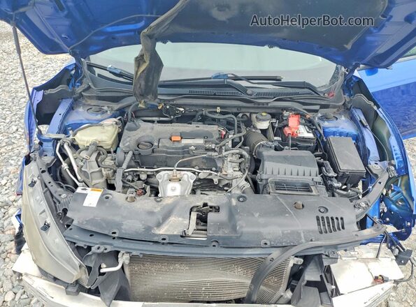 2HGFC2F85LH601982 2020 HONDA CIVIC Blue Widok wnętrza z tyłu