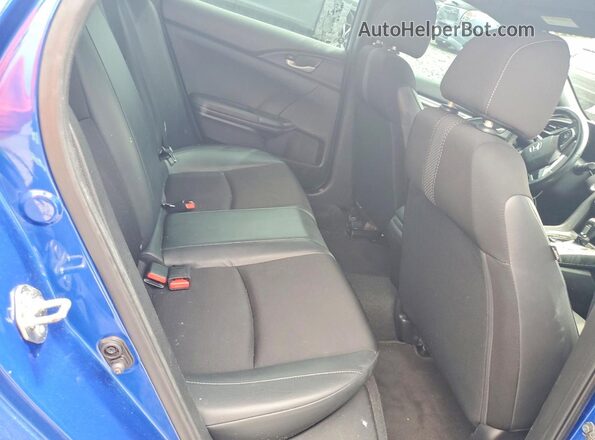 2HGFC2F85LH601982 2020 HONDA CIVIC Blue Widok tylnych siedzeń