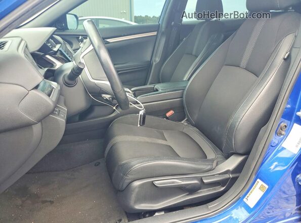 2HGFC2F85LH601982 2020 HONDA CIVIC Blue Widok wnętrza z przodu