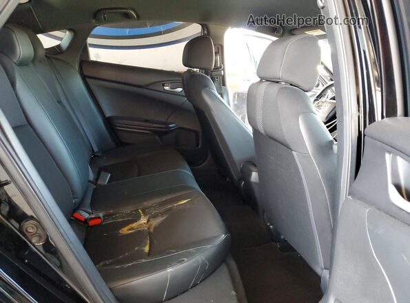 2HGFC2F85MH520868 2021 HONDA CIVIC Black Widok tylnych siedzeń