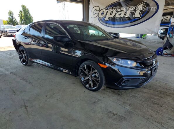 2HGFC2F85MH520868 2021 HONDA CIVIC Black Przód prawy