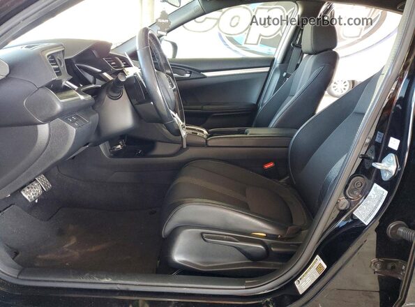 2HGFC2F85MH520868 2021 HONDA CIVIC Black Widok wnętrza z przodu