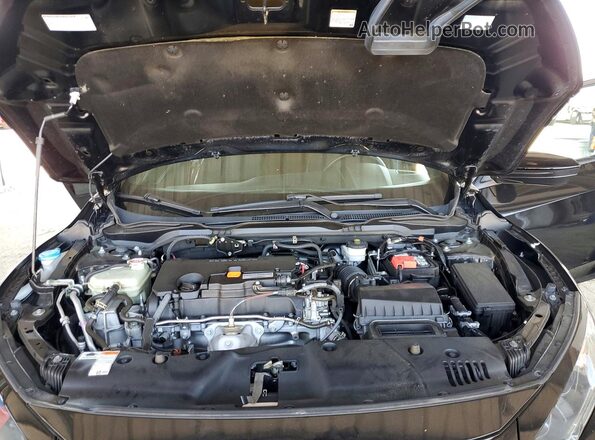 2HGFC2F85MH520868 2021 HONDA CIVIC Black Widok wnętrza z tyłu