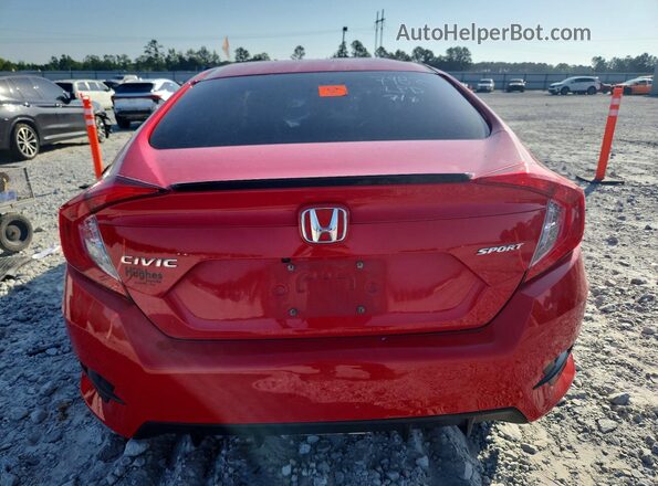 2HGFC2F85MH527982 2021 HONDA CIVIC Red Հետևի տեսք