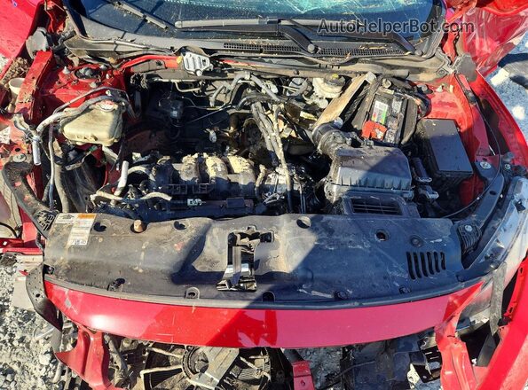 2HGFC2F85MH527982 2021 HONDA CIVIC Red Սալոնի հետևի տեսք