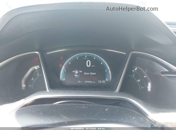 2HGFC2F86JH552711 2018 HONDA CIVIC Blue Вид задніх сидінь