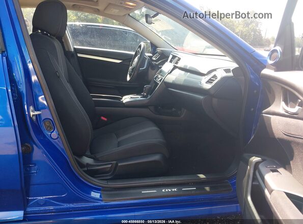 2HGFC2F86JH552711 2018 HONDA CIVIC Blue Вид салону спереду