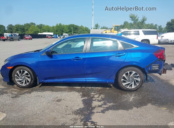2HGFC2F86JH552711 2018 HONDA CIVIC Blue Панорамний вид салону 360°