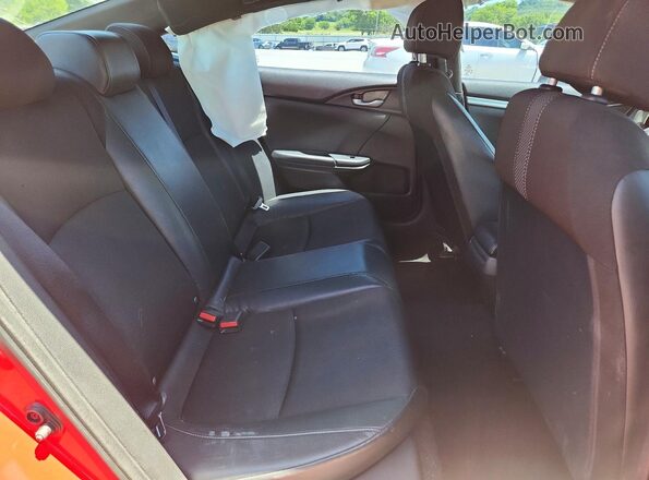 2HGFC2F86KH545579 2019 HONDA CIVIC Red Вид задніх сидінь