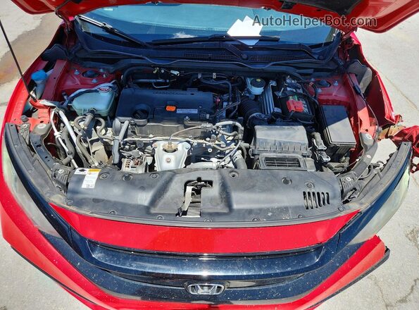 2HGFC2F86KH545579 2019 HONDA CIVIC Red Вид задньої частини салону