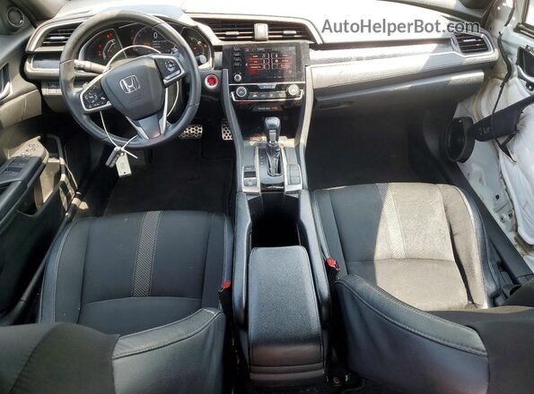 2HGFC2F86KH558347 2019 HONDA CIVIC White Dashboard view