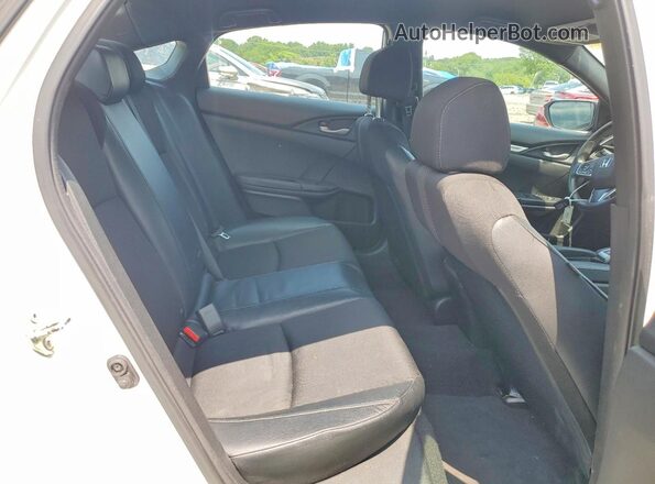 2HGFC2F86KH558347 2019 HONDA CIVIC White Rear seats view