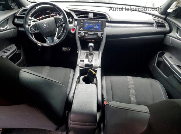 2HGFC2F86KH566948 2019 HONDA CIVIC Черный Вид панели приборов