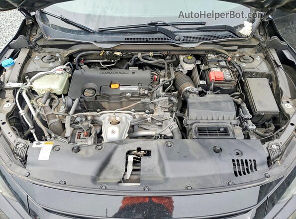 2HGFC2F86KH566948 2019 HONDA CIVIC Черный Вид задней части салона