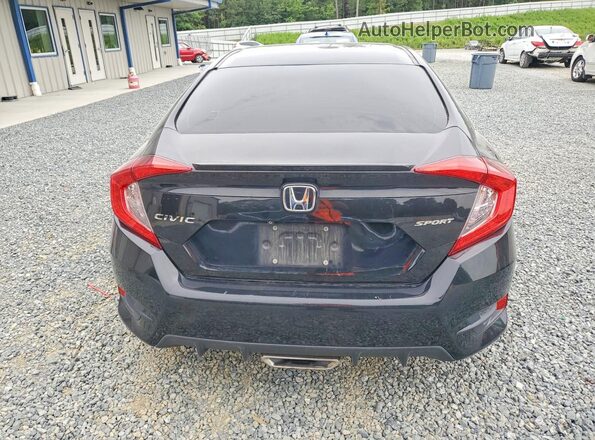 2HGFC2F86KH566948 2019 HONDA CIVIC Черный Вид сзади