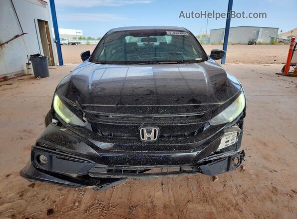 2HGFC2F86KH571793 2019 HONDA CIVIC Black Front view
