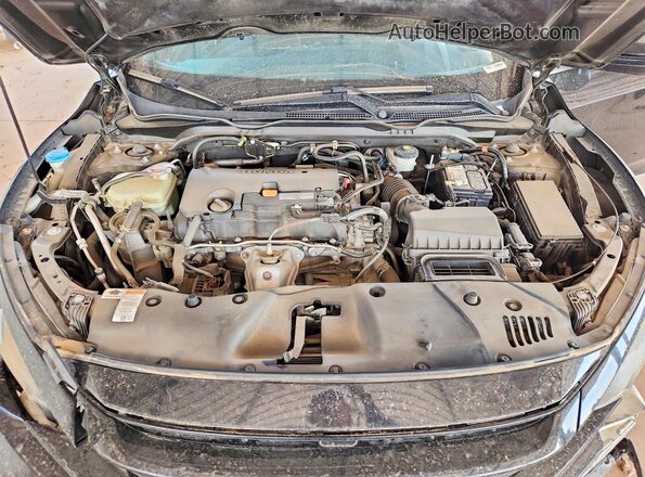 2HGFC2F86KH571793 2019 HONDA CIVIC Black Rear interior view