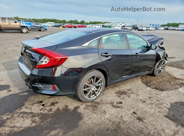 2HGFC2F86KH601049 2019 HONDA CIVIC Black Задня права чверть