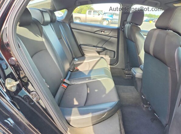 2HGFC2F86KH601049 2019 HONDA CIVIC Black Вид задніх сидінь