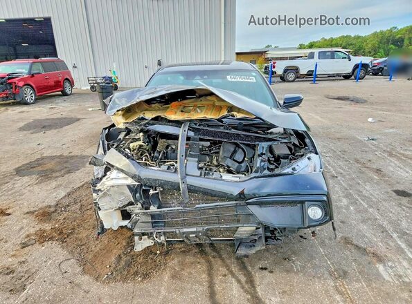 2HGFC2F86KH601049 2019 HONDA CIVIC Black Вид спереду