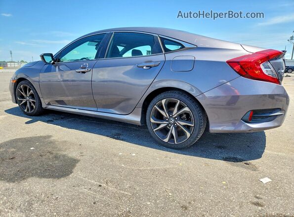 2HGFC2F86LH502555 2020 HONDA CIVIC Gray Հետևի ձախ