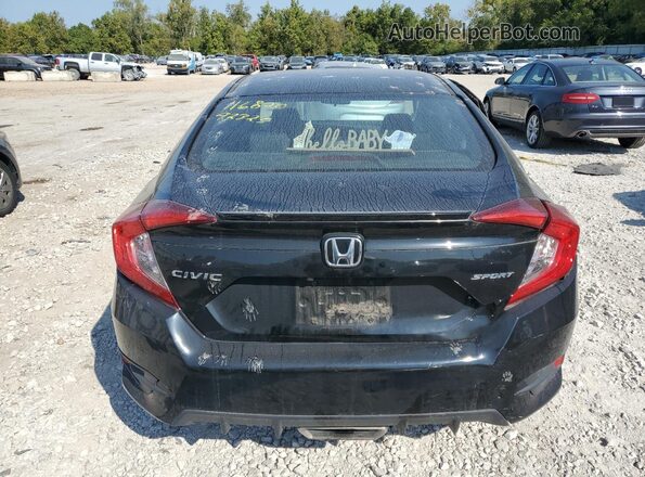 2HGFC2F86LH522143 2020 HONDA CIVIC Black Vista trasera