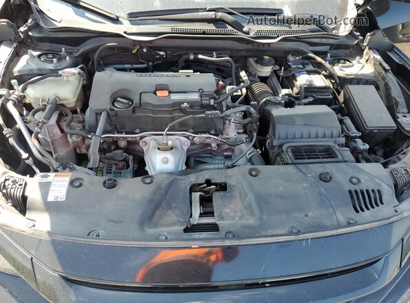 2HGFC2F86LH522143 2020 HONDA CIVIC Black Vista interior trasera