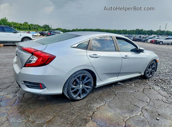 2HGFC2F86LH533174 2020 HONDA CIVIC Silver Delantero derecho