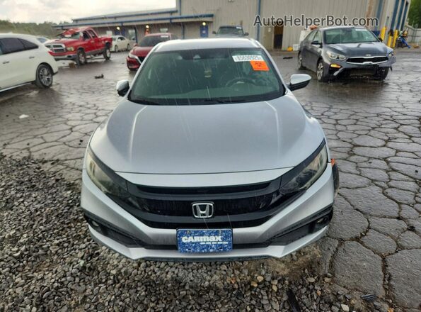 2HGFC2F86LH533174 2020 HONDA CIVIC Silver Vista de los asientos traseros