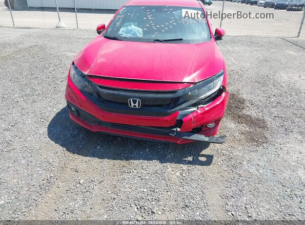 2HGFC2F86LH538181 2020 HONDA CIVIC Red Դիմացի տեսք
