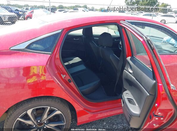 2HGFC2F86LH538181 2020 HONDA CIVIC Red VIN կոդի պիտակի տեսք