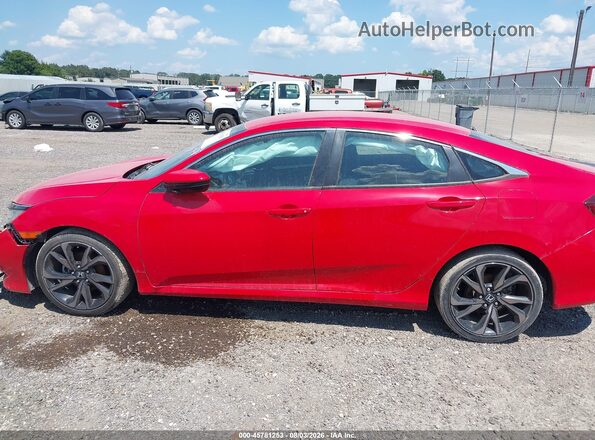 2HGFC2F86LH538181 2020 HONDA CIVIC Red Սալոնի 360 աստիճան տեսք