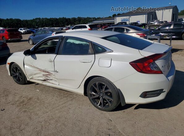 2HGFC2F86LH548757 2020 HONDA CIVIC White Հետևի ձախ