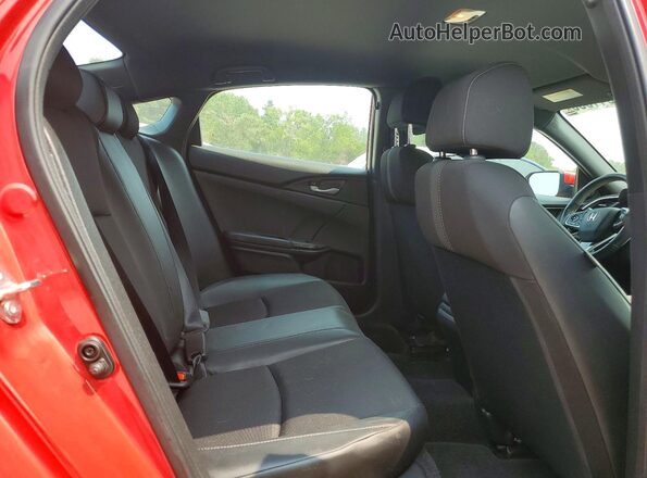 2HGFC2F86LH567017 2020 HONDA CIVIC Red Հետևի նստատեղերի տեսք