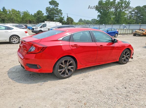 2HGFC2F86LH567017 2020 HONDA CIVIC Red Հետևի աջ
