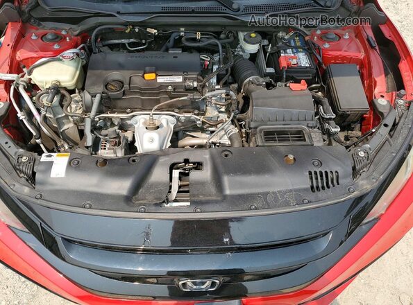 2HGFC2F86LH567017 2020 HONDA CIVIC Red Սալոնի հետևի տեսք