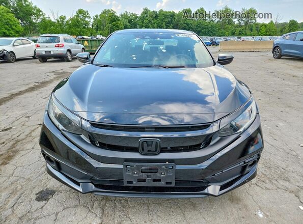 2HGFC2F86LH587784 2020 HONDA CIVIC Black Вид спереду