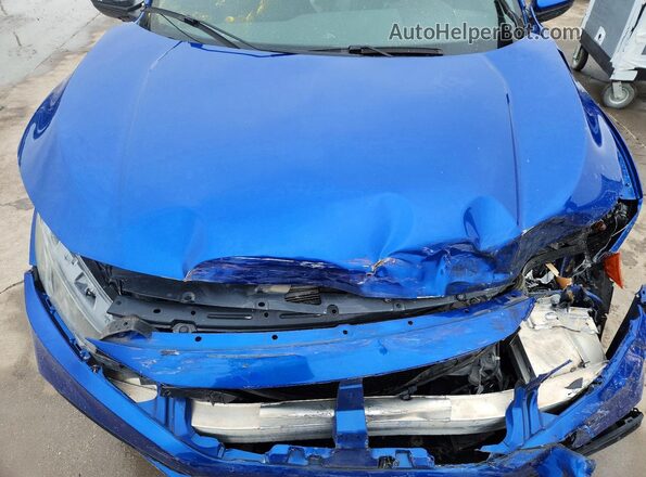 2HGFC2F86MH506445 2021 HONDA CIVIC Blue Widok wnętrza z tyłu