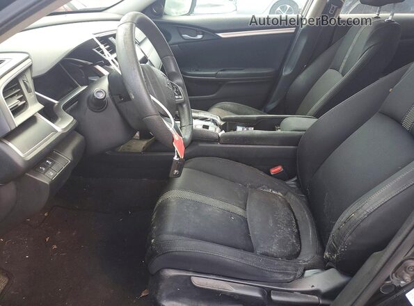 2HGFC2F87GH000210 2016 HONDA CIVIC Черный Вид салона спереди