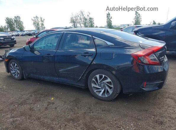 2HGFC2F87GH000210 2016 HONDA CIVIC Черный Задняя левая четверть